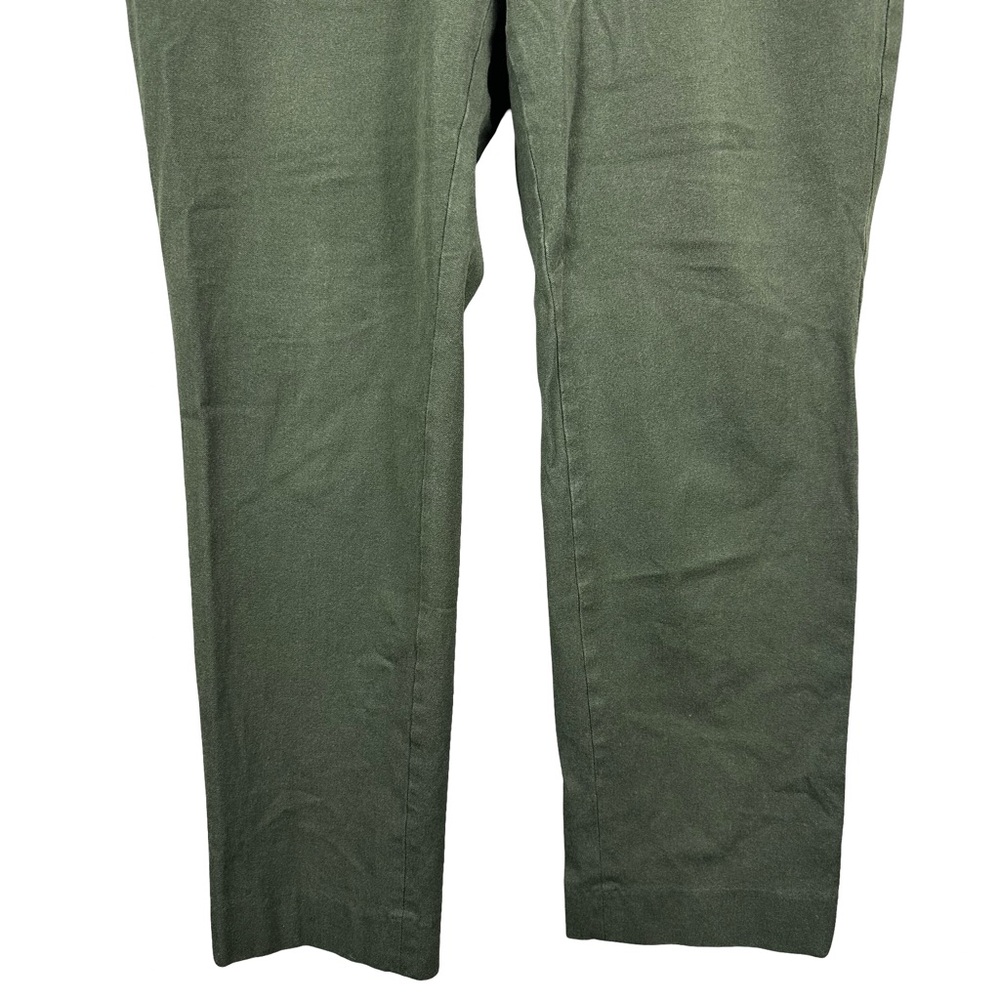 Banana Republic Sloan Curvy Fit Green Stretch Business Casual Pants Size 14 - Picture 4 of 11